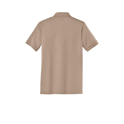 Port & Co Tall Core Blend Jersey Knit Polo — Sand (Back)