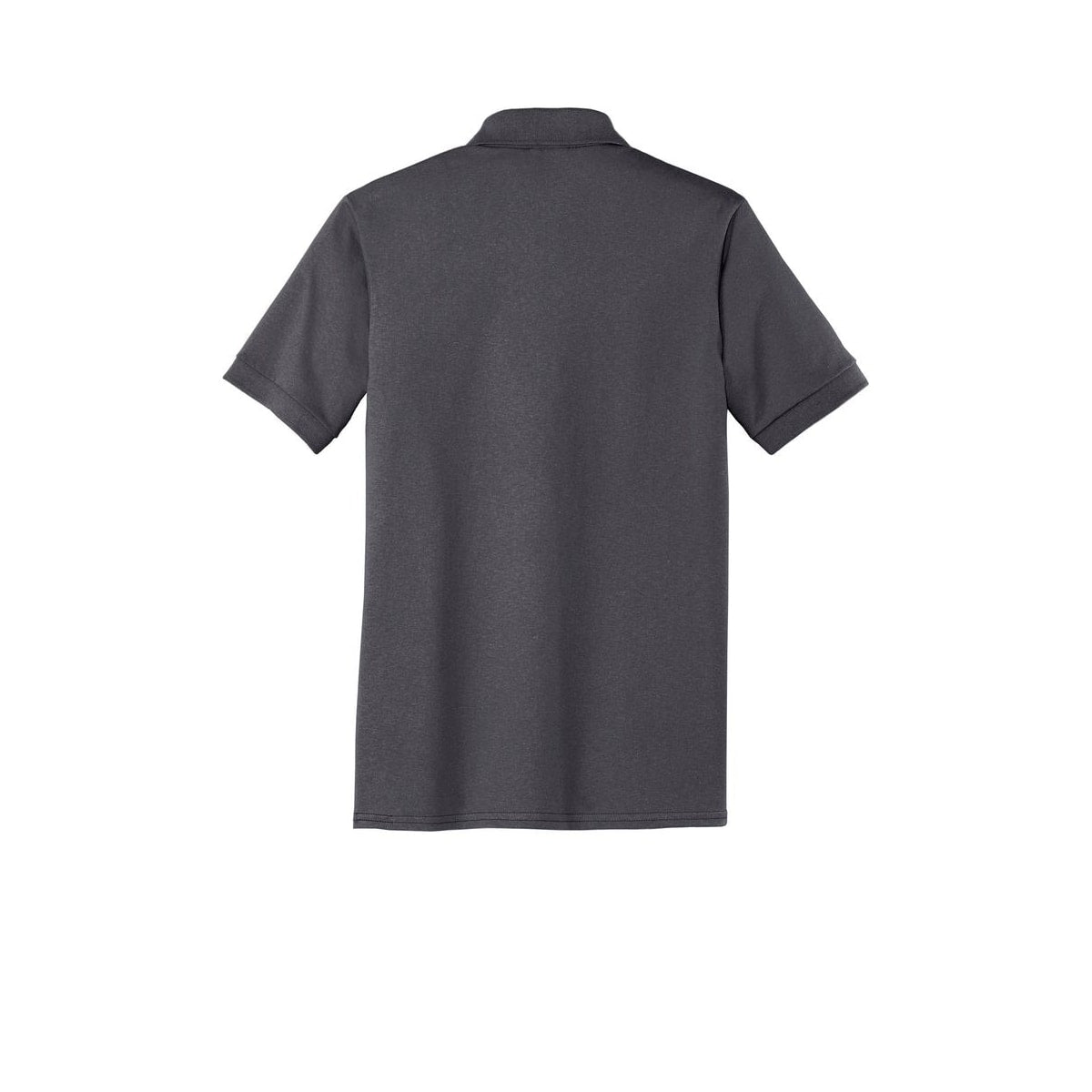 Port & Co Tall Core Blend Jersey Knit Polo — Charcoal (Back)