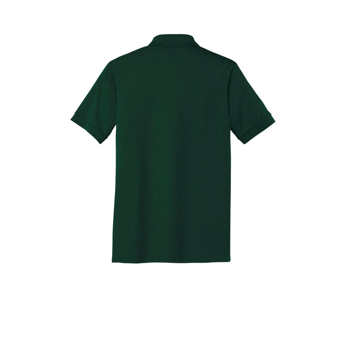 Port & Co Tall Core Blend Jersey Knit Polo — Dark Green (Back)