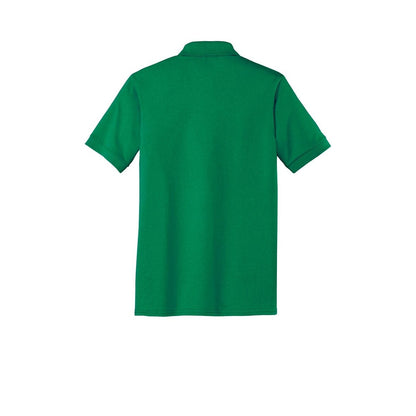 Port & Co Tall Core Blend Jersey Knit Polo — Kelly (Back)