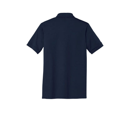 Port & Co Tall Core Blend Jersey Knit Polo — Deep Navy (Back)