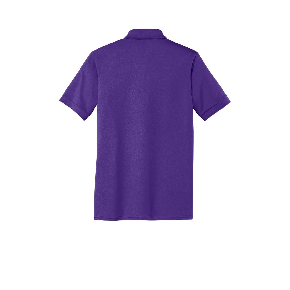 Port & Co Tall Core Blend Jersey Knit Polo — Purple (Back)