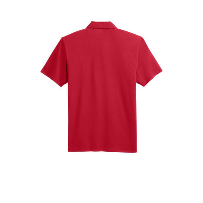 Port Authority Performance Staff Polo — Engine Red (Back)