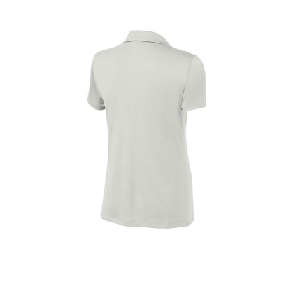 Sport-Tek Women's PosiCharge Re-Compete Polo — Silver (Back)