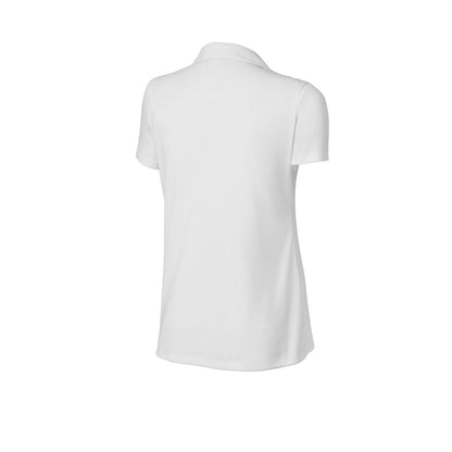 Sport-Tek Women's PosiCharge Re-Compete Polo — White (Back)