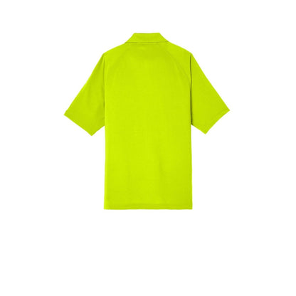 CornerStone Select Lightweight Snag-Proof Tactical Polo — Safety Yellow (Back)