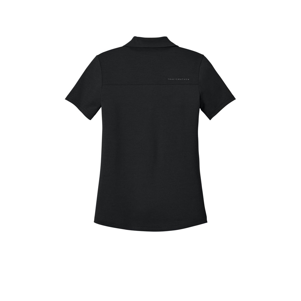 TravisMathew Women's Onward Polo — Black (Back)