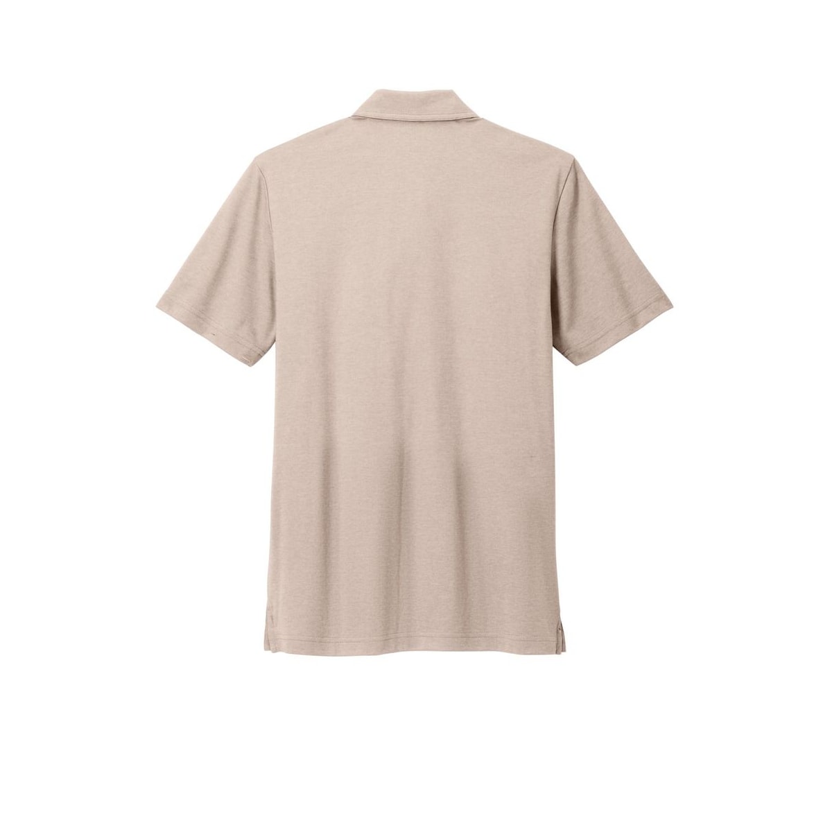 TravisMathew Sunsetters Pocket Polo — Portabella Heather (Back)