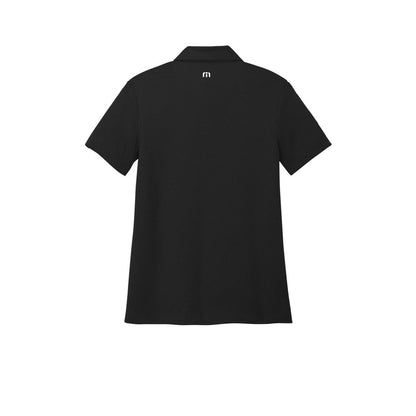TravisMathew Women's Coto Performance Polo — Black (Back)