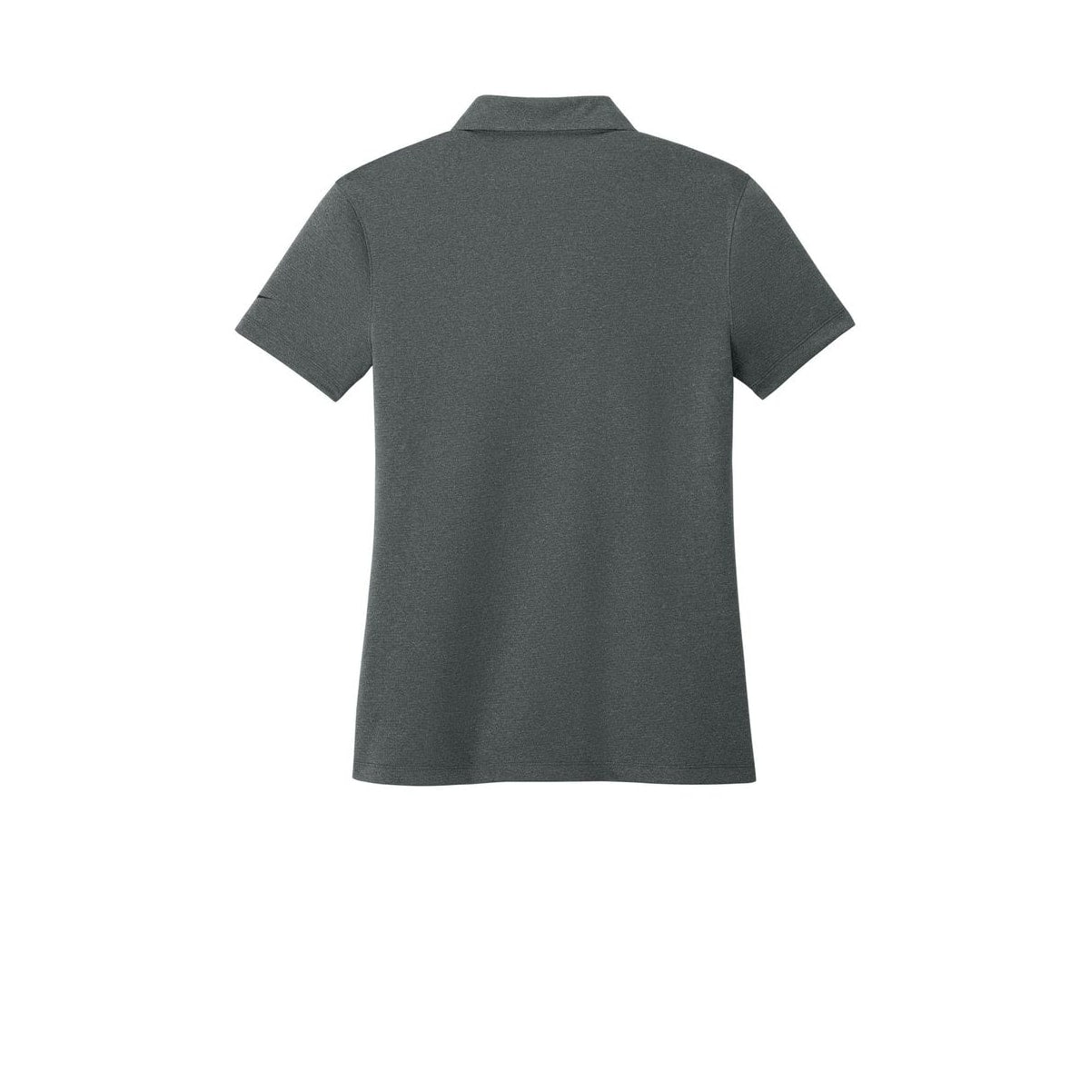 Nike Women's Dri-FIT Smooth Heather Polo — Anthracite Heather (Back)