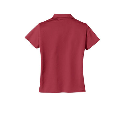 Nike Women's Tech Basic Dri-FIT Polo — Pro Red (Back)