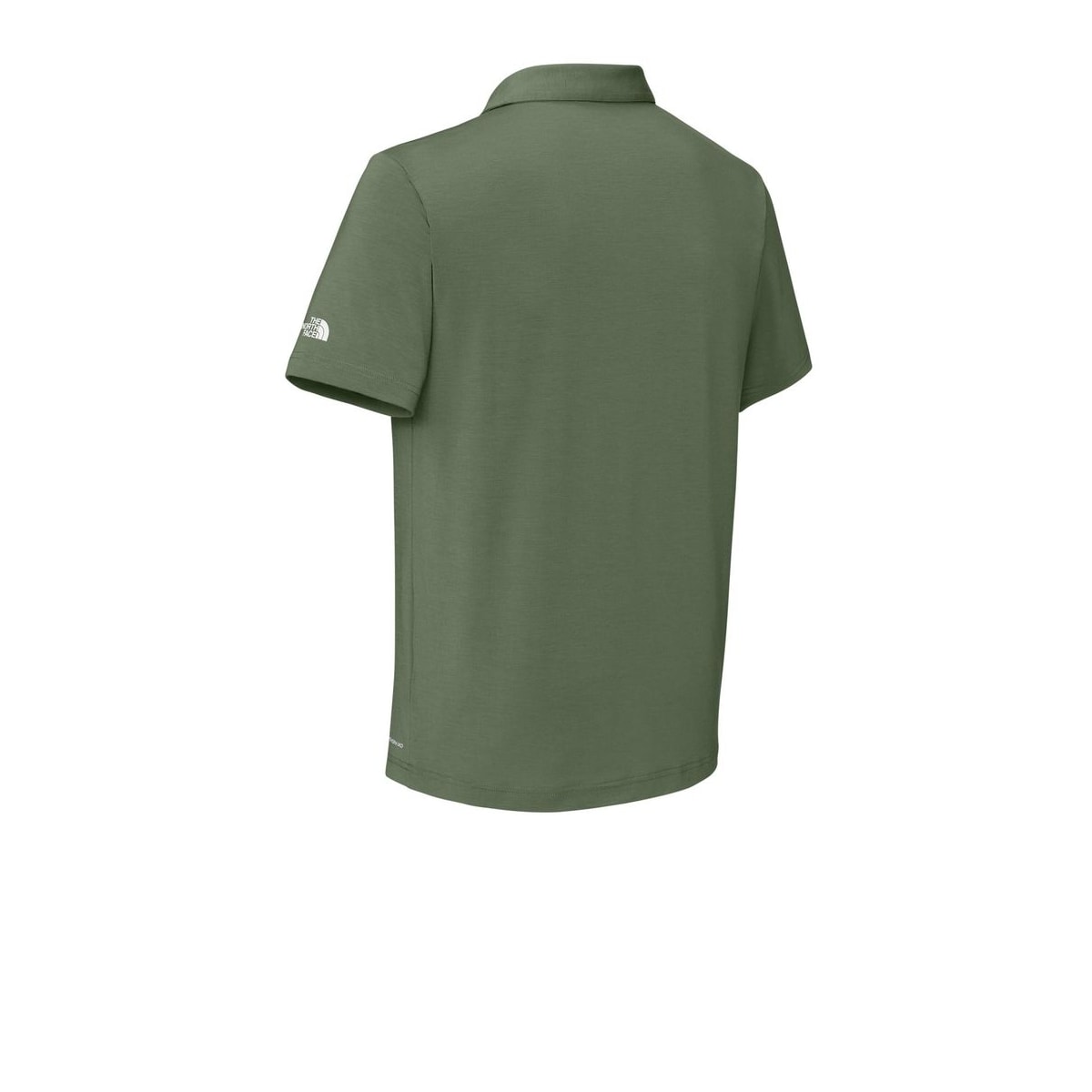The North Face Canyon Crest Polo — Bark Mist Green (Back)