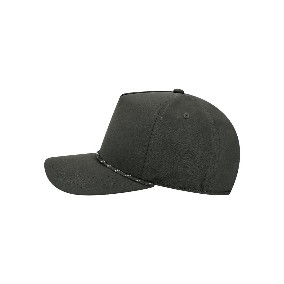 The Caddy Rope Adjustable Cap — Black (Left)