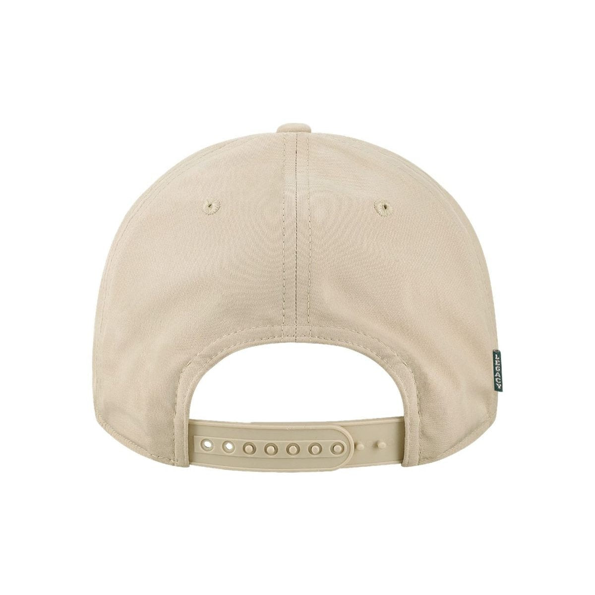 The Caddy Rope Adjustable Cap — Stone (Back)