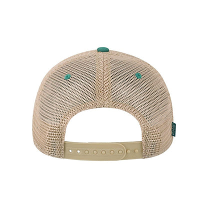 Old Favorite Trucker Cap — Aqua/ Khaki (Back)