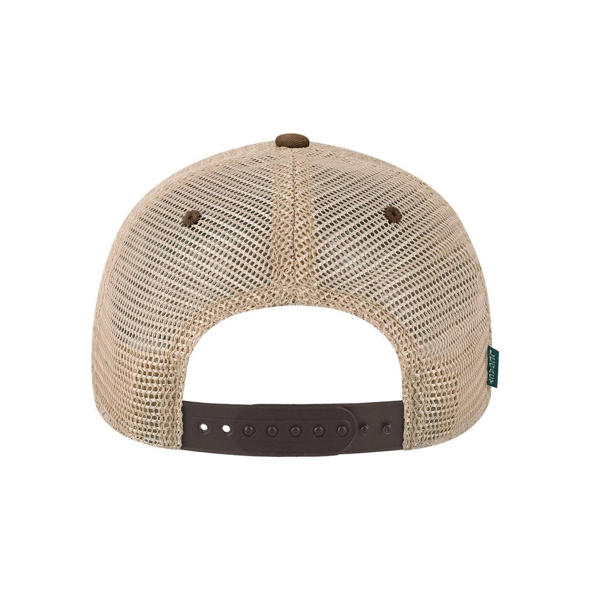 Old Favorite Trucker Cap — Brown/ Khaki (Back)