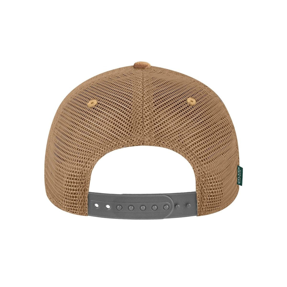 Old Favorite Trucker Cap — Camel Duck Camo/ Java (Back)
