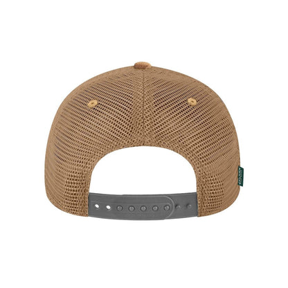 Old Favorite Trucker Cap — Camel Duck Camo/ Java (Back)