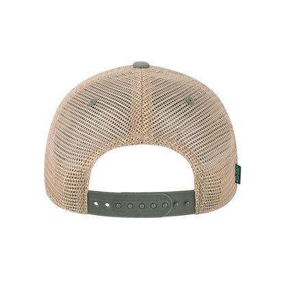 Old Favorite Trucker Cap — Grey/ Khaki (Back)