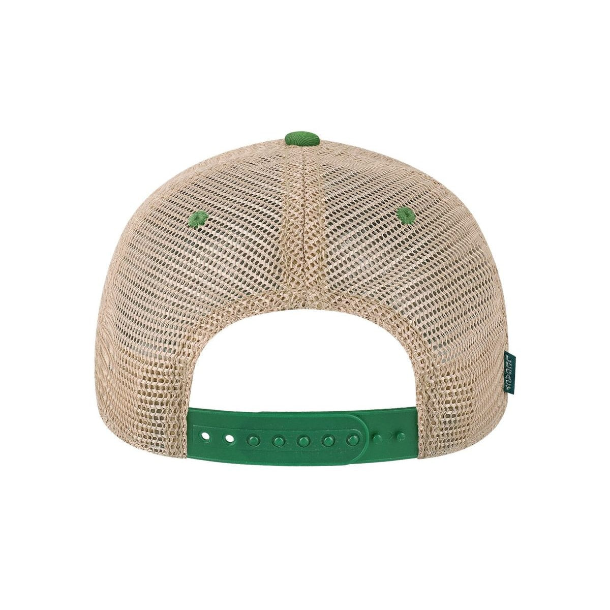Old Favorite Trucker Cap — Kelly Green/ Khaki (Back)