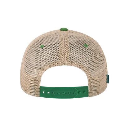 Old Favorite Trucker Cap — Kelly Green/ Khaki (Back)