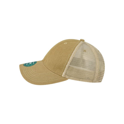Old Favorite Trucker Cap — Khaki/ Khaki (Left)