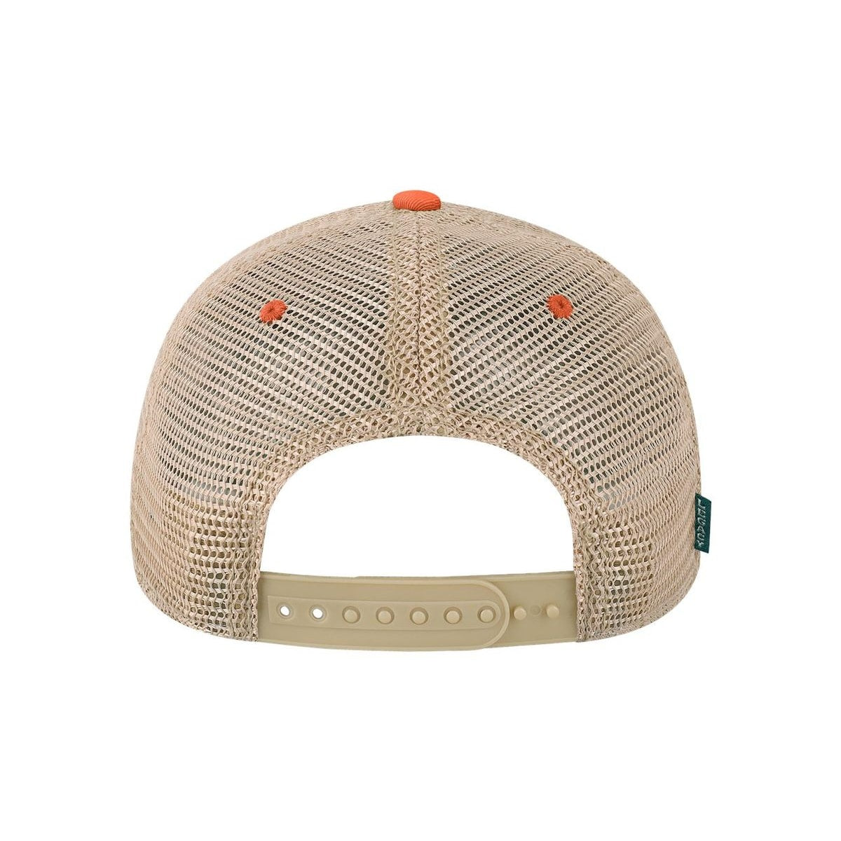 Old Favorite Trucker Cap — Marine Blue/ Coral (Back)