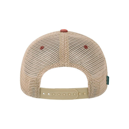 Old Favorite Trucker Cap — Nantucket Red/ Khaki (Back)