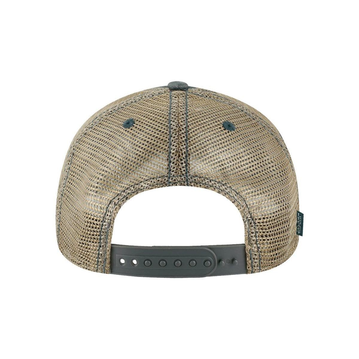 Old Favorite Trucker Cap — Navy Field Camo/ Java (Back)