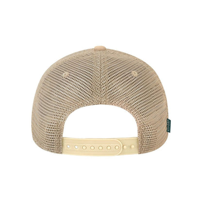 Old Favorite Trucker Cap — Stone Duck Camo/ Java (Back)