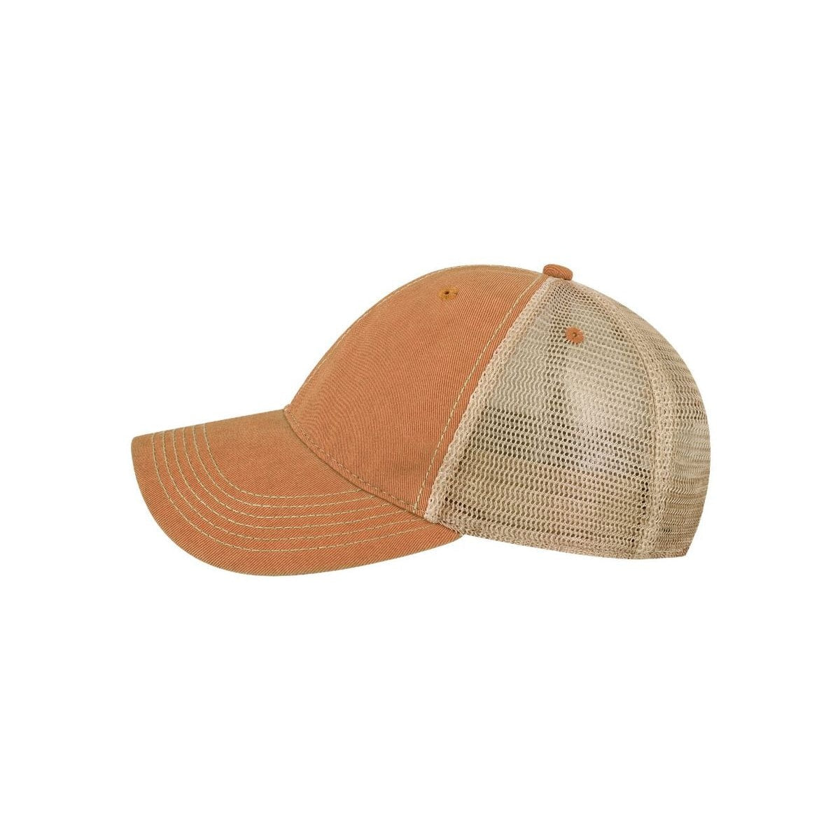 Old Favorite Trucker Cap — Texas Orange (Left)