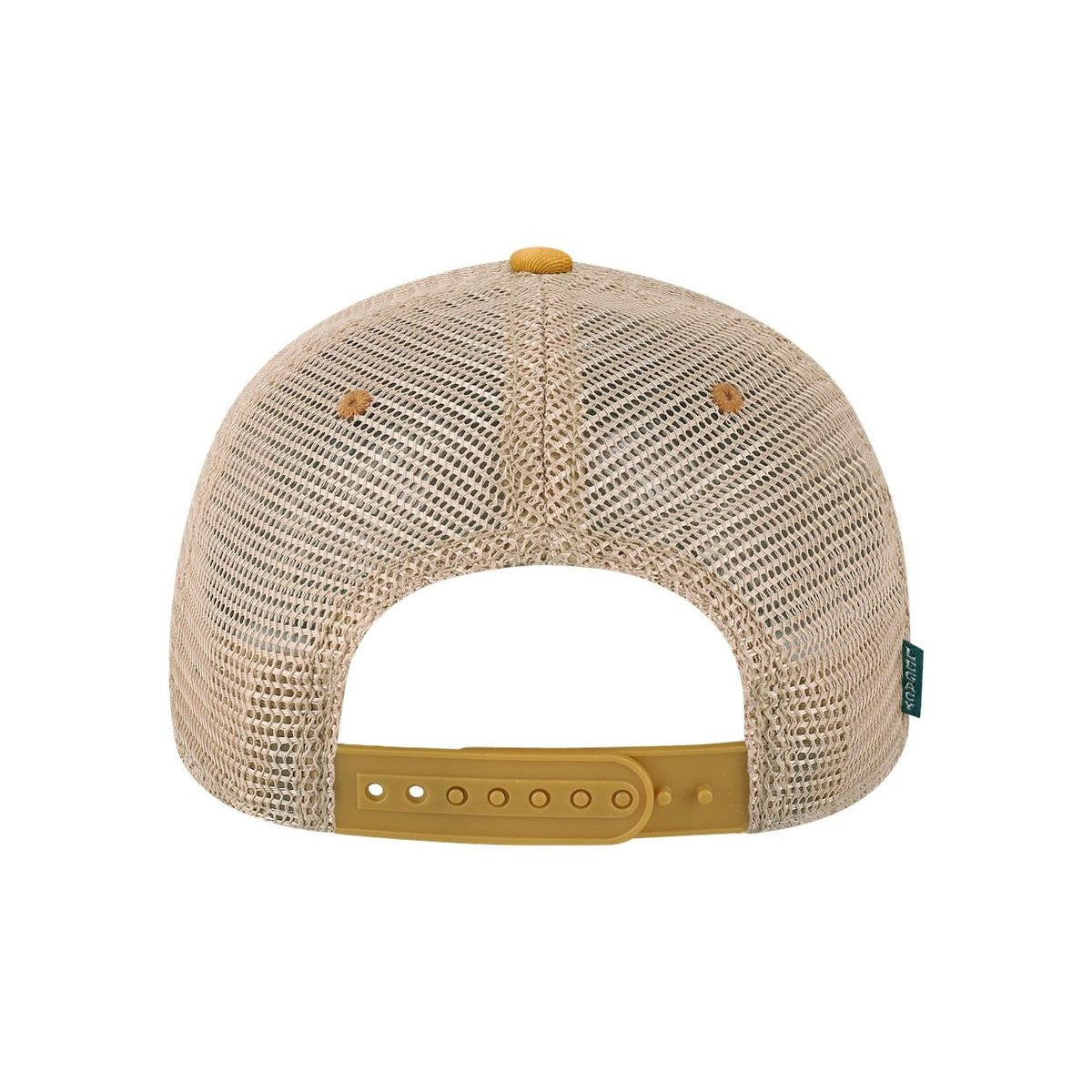 Old Favorite Trucker Cap — Yellow/ Khaki (Back)