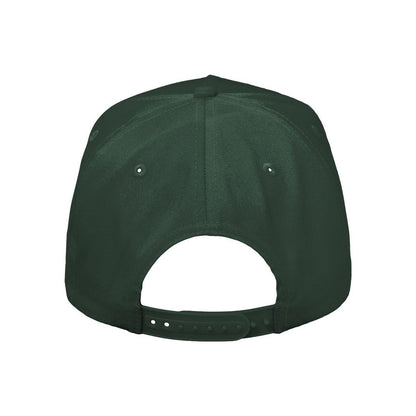 Five-Panel Twill Cap — Forest (Back)