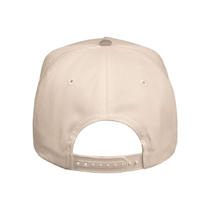 Five-Panel Twill Cap — Natural/ Khaki (Back)