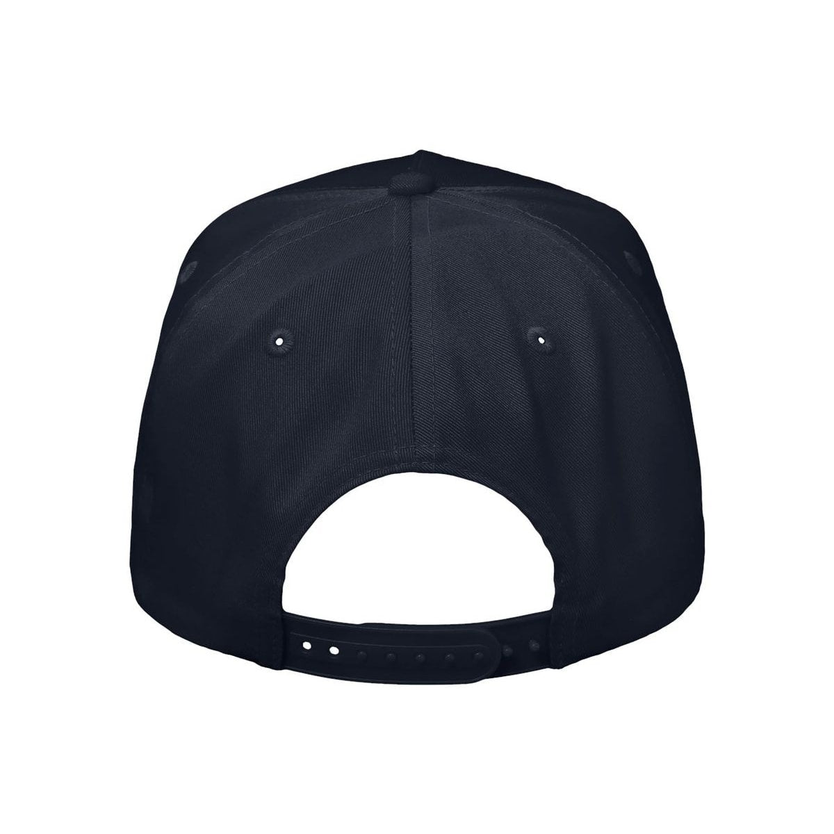Five-Panel Twill Cap — Navy (Back)