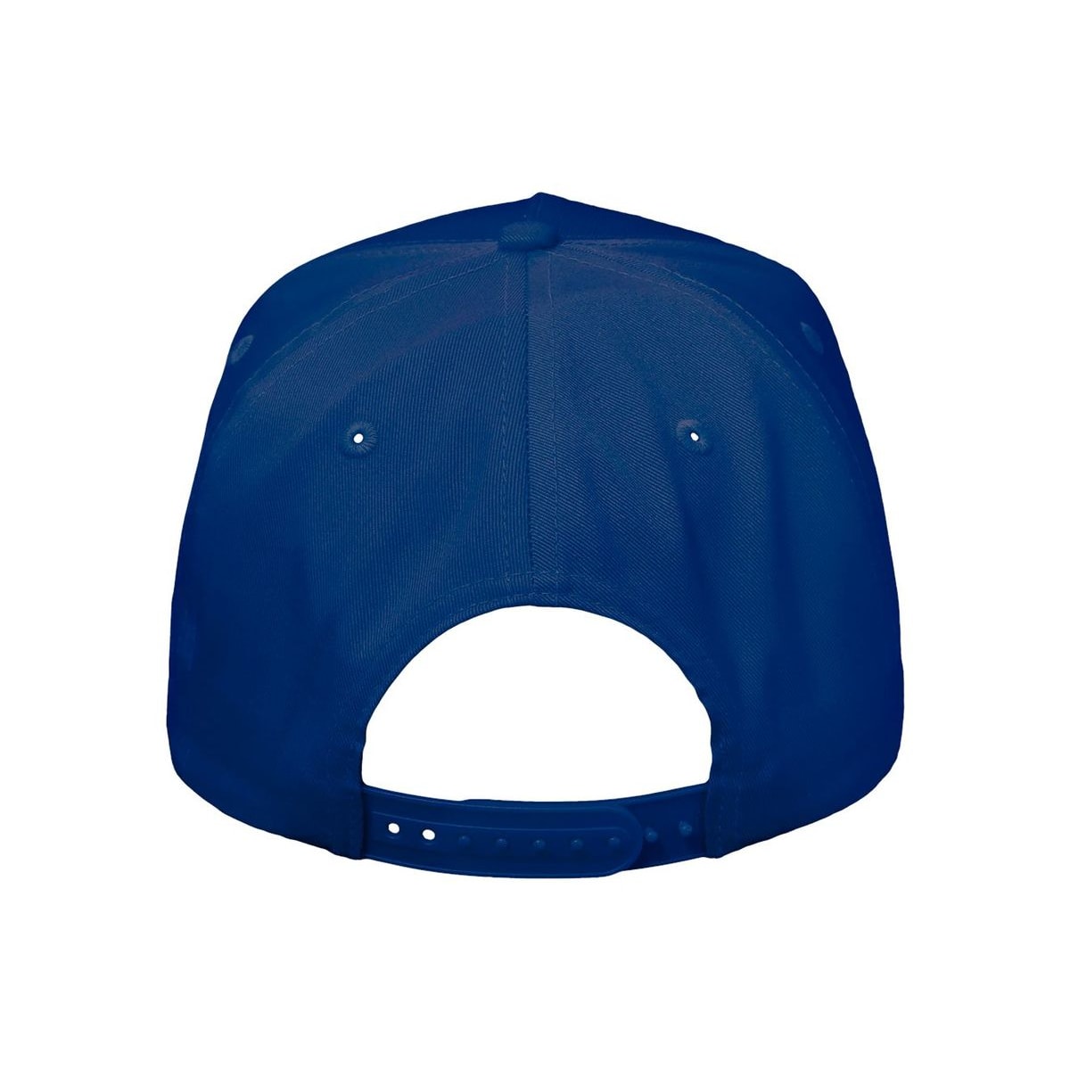Five-Panel Twill Cap — Royal Blue (Back)