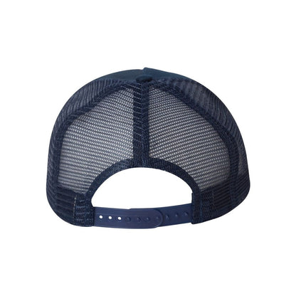 Five-Panel Trucker Cap — Navy (Back)