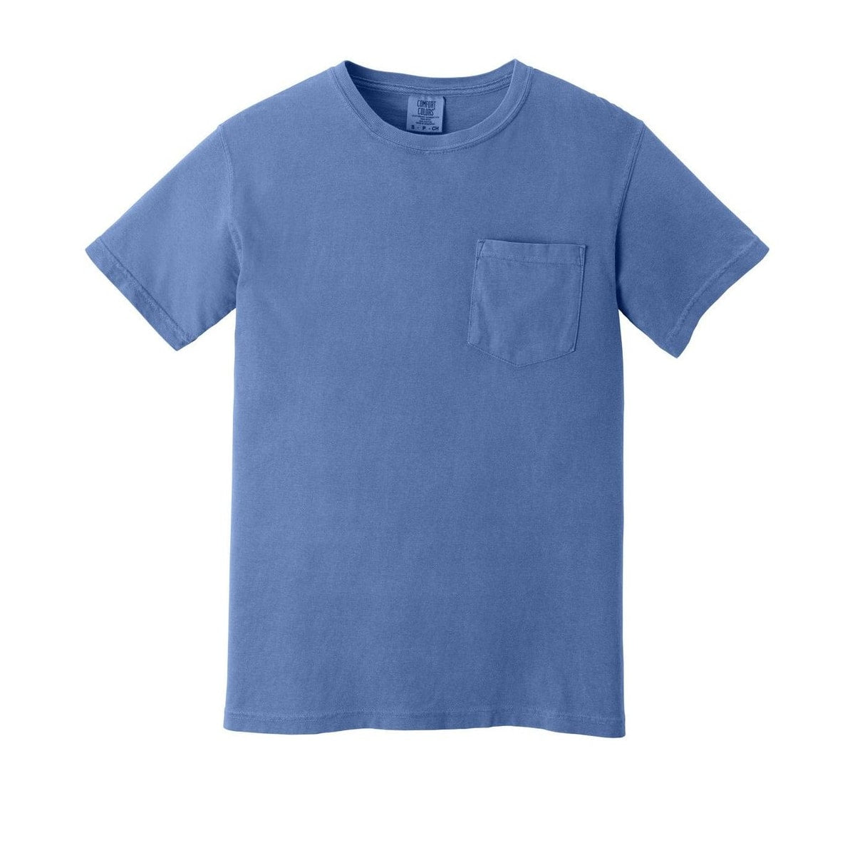 comfort-colors-heavyweight-ring-spun-pocket-tee-6030 — Periwinkle