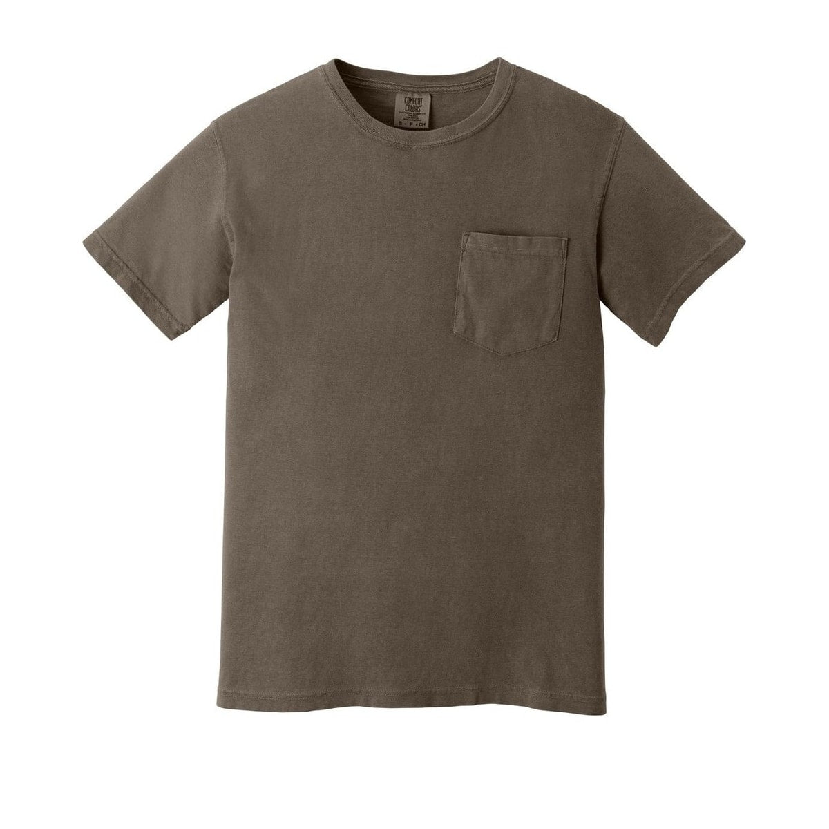 comfort-colors-heavyweight-ring-spun-pocket-tee-6030 — Espresso