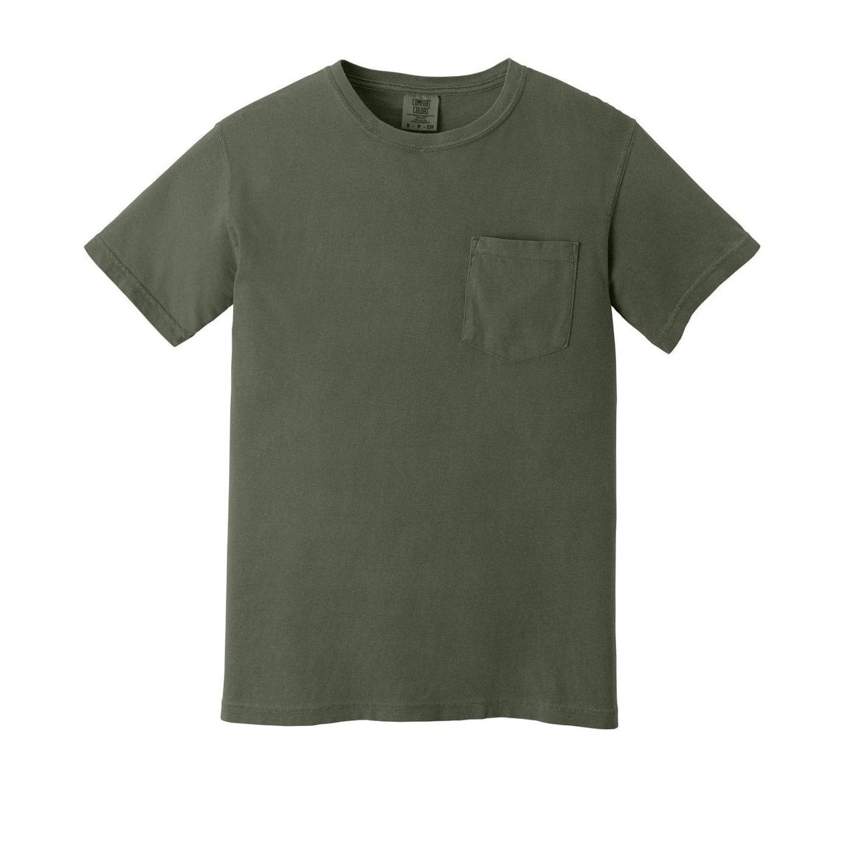 comfort-colors-heavyweight-ring-spun-pocket-tee-6030 — Moss