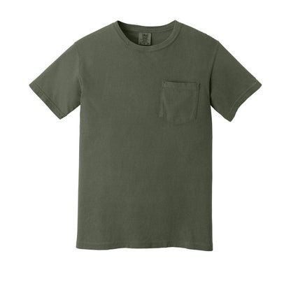 comfort-colors-heavyweight-ring-spun-pocket-tee-6030 — Moss
