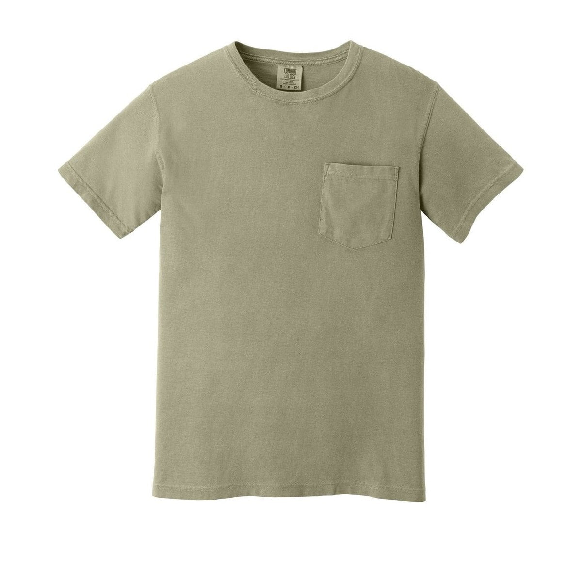 comfort-colors-heavyweight-ring-spun-pocket-tee-6030 — Khaki