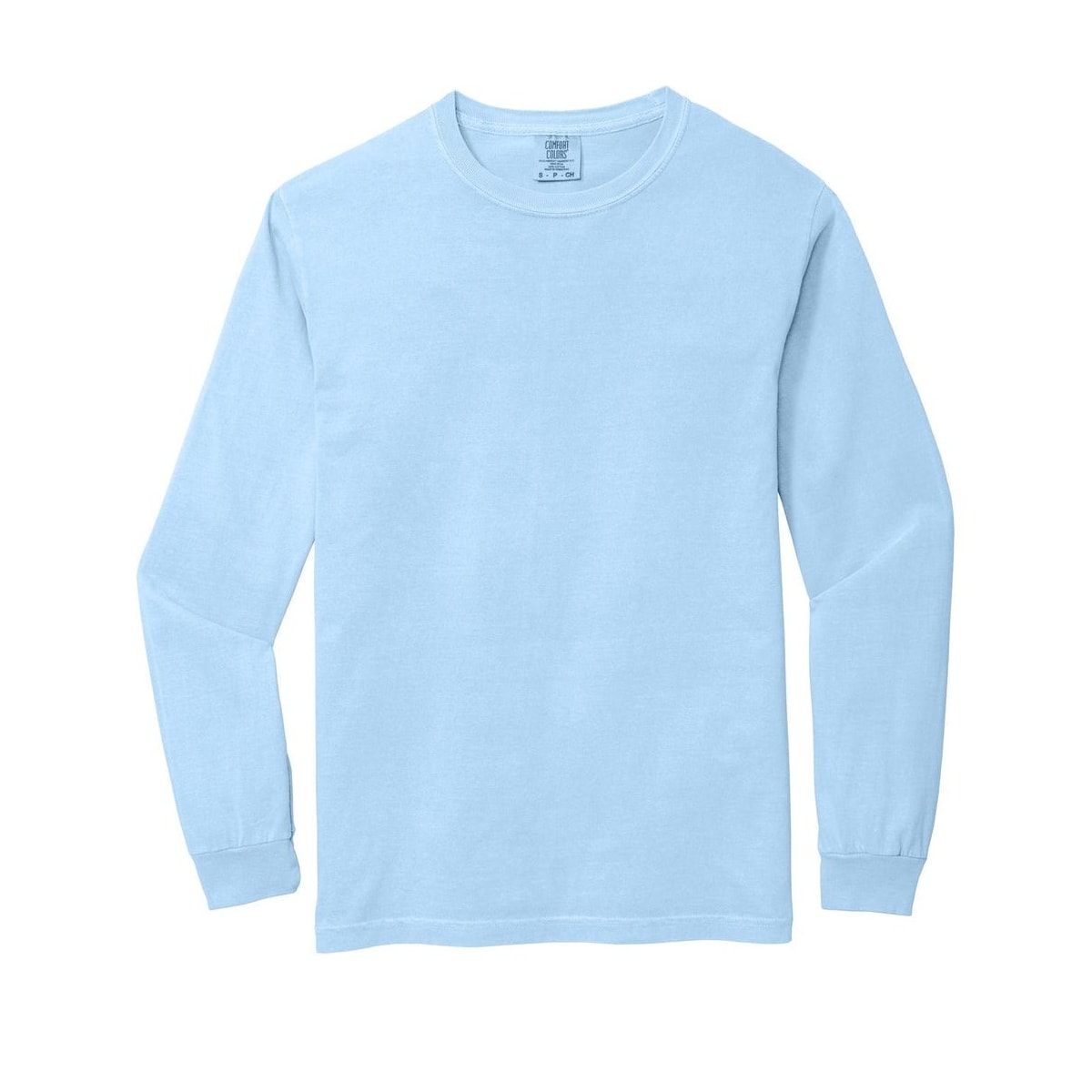 comfort-colors-heavyweight-ring-spun-long-sleeve-tee-6014 — Hydrangea