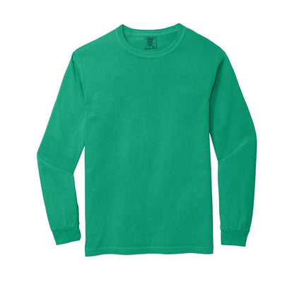 comfort-colors-heavyweight-ring-spun-long-sleeve-tee-6014 — Island Green