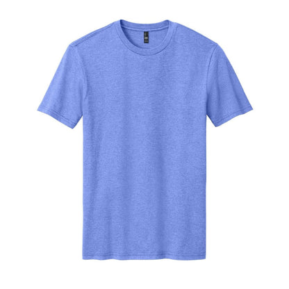 district-perfect-blend-cvc-tee-dm108 — Electric Purple Heather